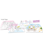 Hello Friend Books Princess Colouring Kit: The Ultimate Art Kit for Kids- Includes Stickers, Colour Pens, Water Colours, Sketch Books and Pencils