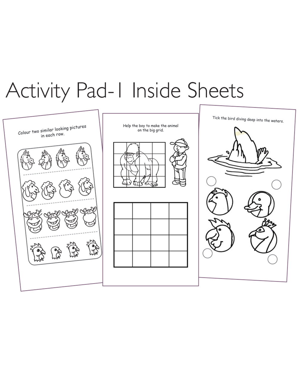 Hello Friend Books Travel Art Kit: Animals – Art Kit with 2 Colouring Pads and 12 Colour Pencils for Kids on the Go