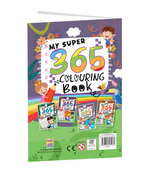 Hello Friend Books My Super 365 Colouring Book: Practice Colouring, Drawing and Painting Every Day of the Year (Book 1)