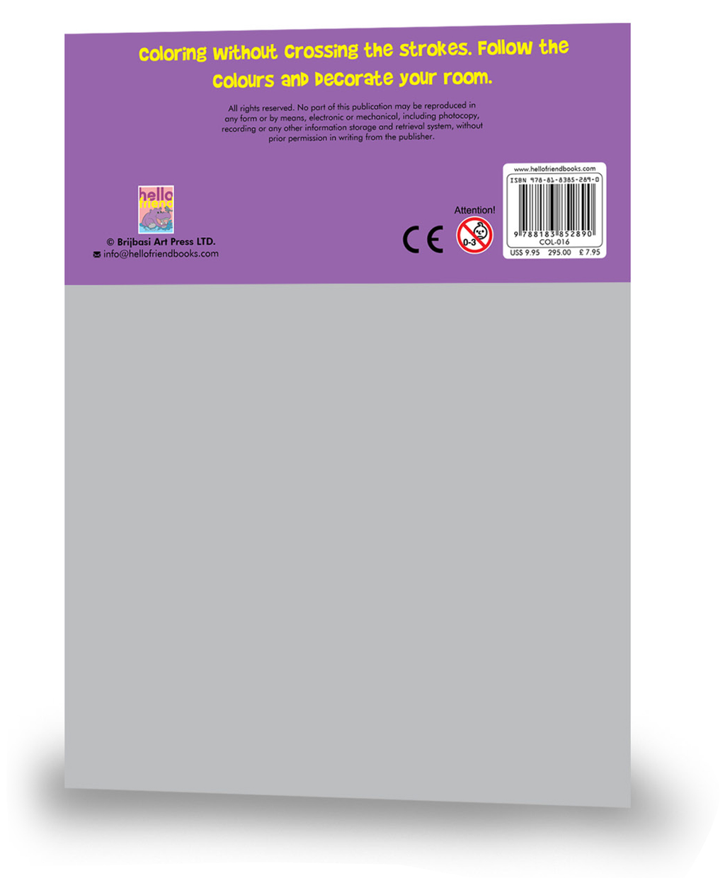 Hello Friend Books Glitter Colouring: Pet Animals – Easy Colouring with Thick Glitter Lines and Colour Guide, Tear and Frame your Art work.