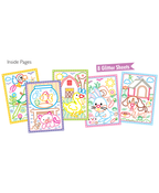 Hello Friend Books Glitter Colouring: Pet Animals – Easy Colouring with Thick Glitter Lines and Colour Guide, Tear and Frame your Art work.