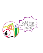 Hello Friend Books Glitter Colouring: Pet Animals – Easy Colouring with Thick Glitter Lines and Colour Guide, Tear and Frame your Art work.
