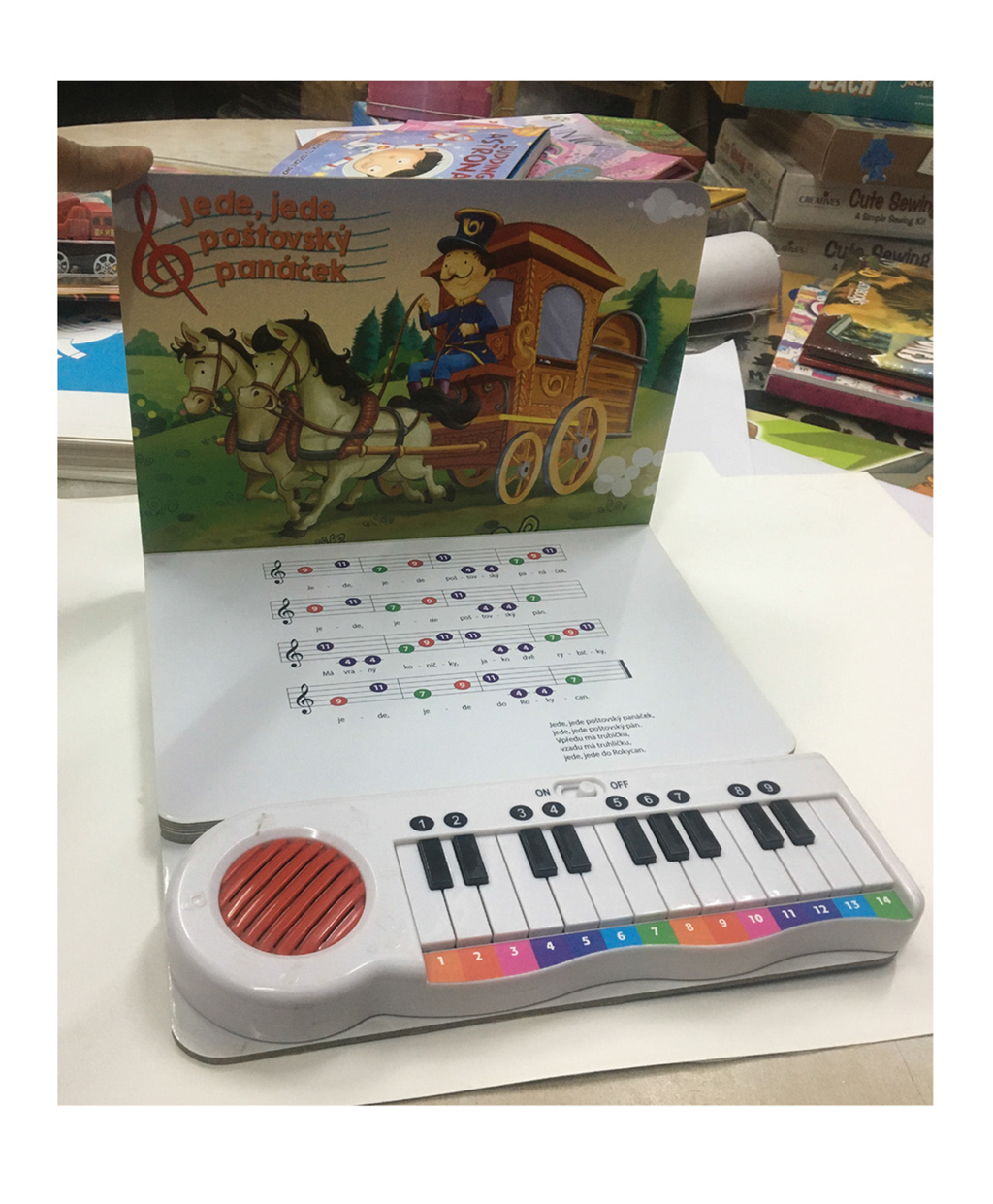 Hello Friend Books Nursery Rhymes Sound Book: Sing Along, Read and Play with Keyboard Sound Book (Sky Blue)
