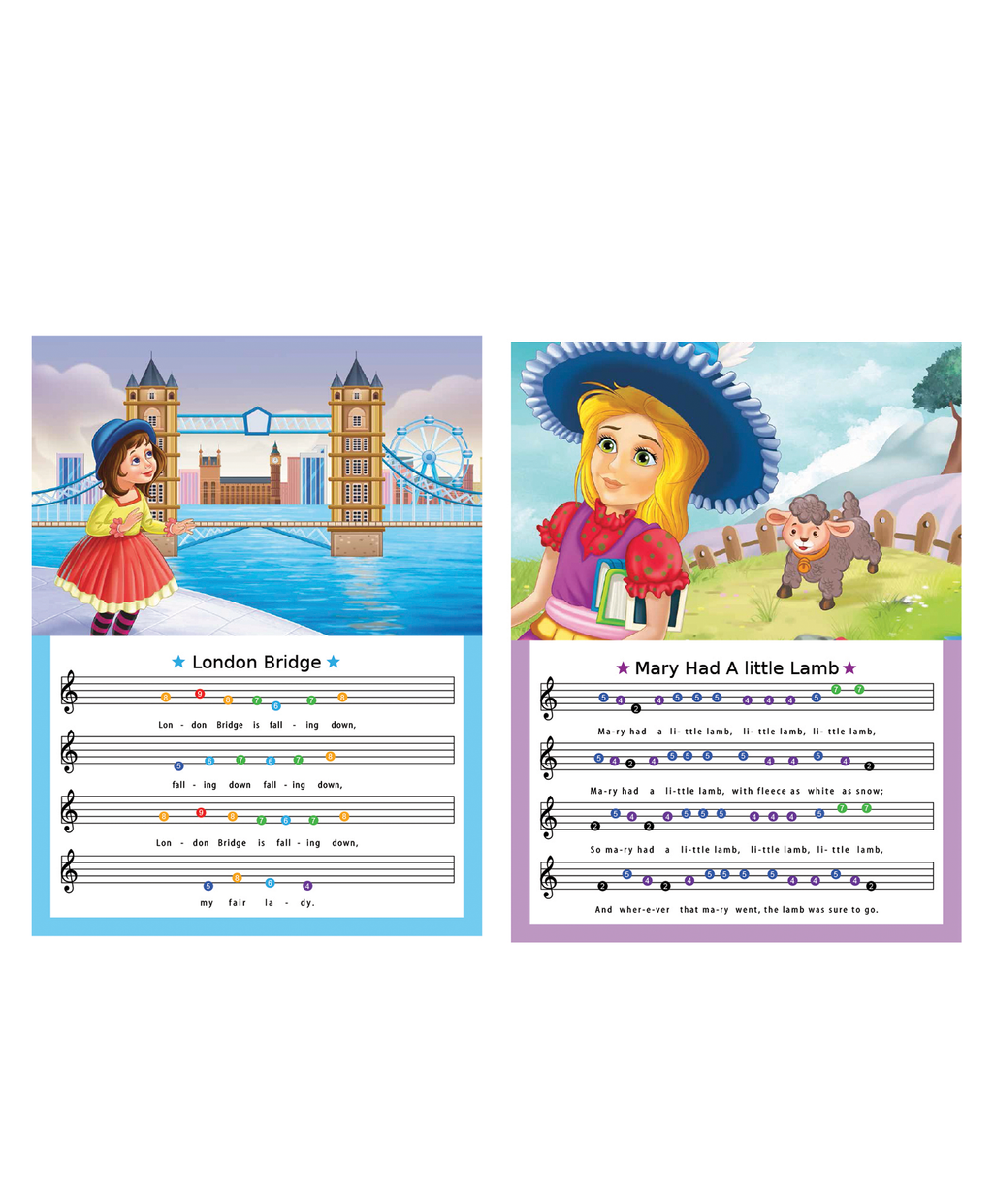 Hello Friend Books Nursery Rhymes Sound Book: Sing Along, Read and Play with Keyboard Sound Book (Sky Blue)