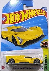 Hot Wheels Cadillac Project GTP Hypercar HW Exotics Ages 3 and Up 99/250 (Yellow)