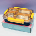 Buffet Meal - 4 Compartments 100% Spill Proof Lunchbox (900ml - For Adults/Teenagers)