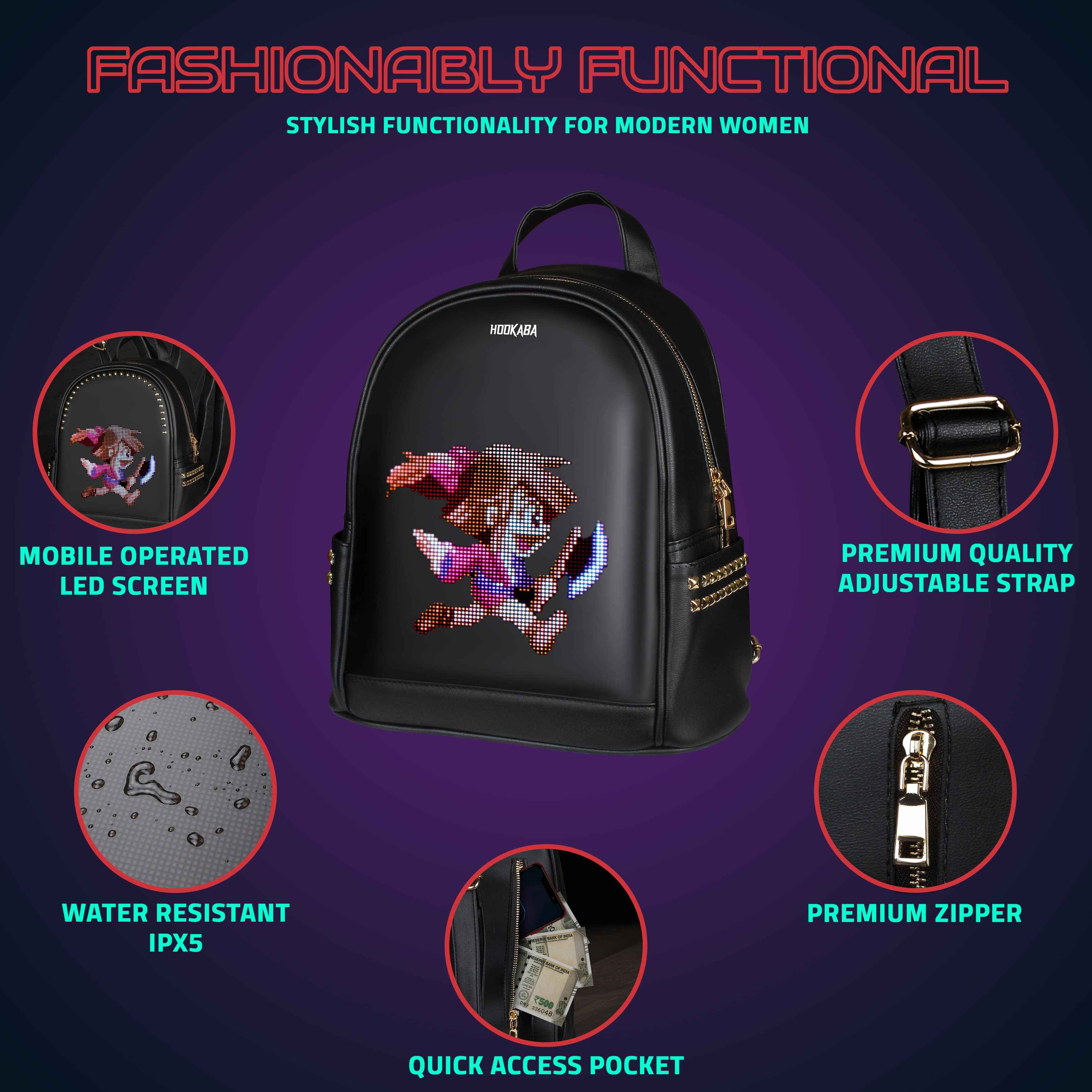 Dazz Roll LED Screen Backpack (8 Litres)