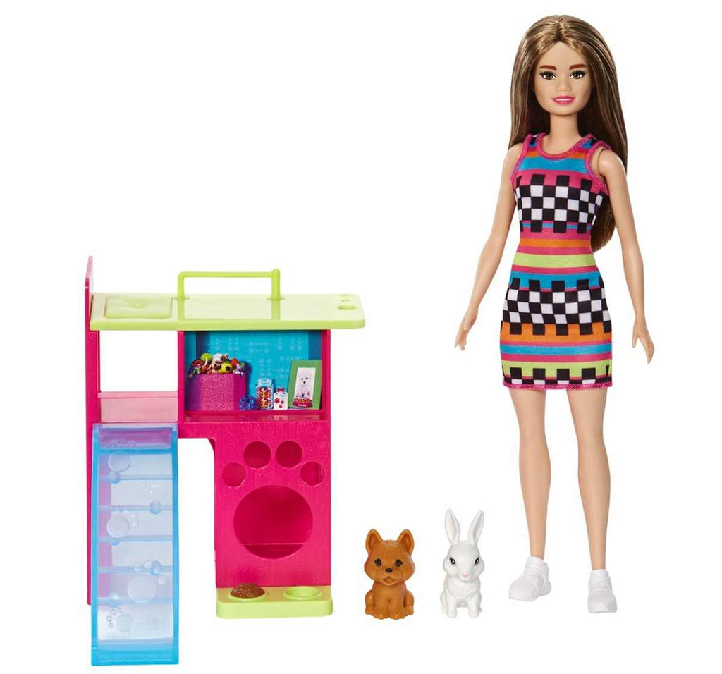 Barbie Doll Pet Playset, 3Y+, Multicolour - Barbie