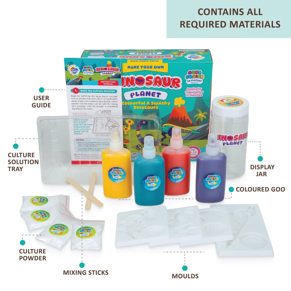 Aqua Squish Dinosaur Planet Kit