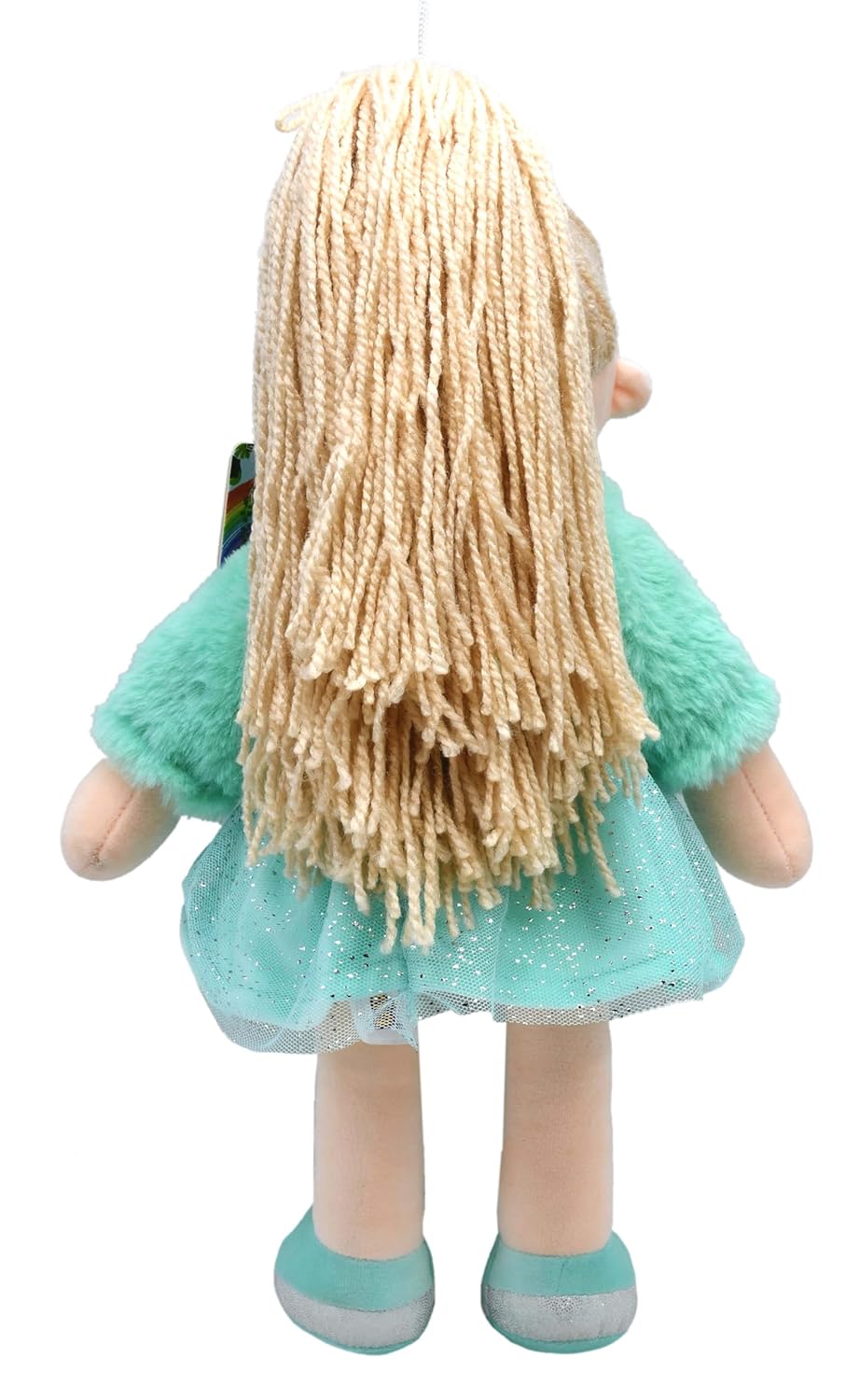 Mirada Huggable Bella Gudiya/Doll Soft Toy for Girls/Kids -42 cm |Cute Cuddle Companion | Washable and Super Soft Fabric Body |Stuffed Plush | Ideal Gift for Rakhi/Raksha Bandhan- Green Jacket