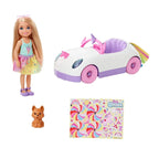 Barbie Chelsea Doll & Car Playset, 3Y+, Multicolour - Barbie