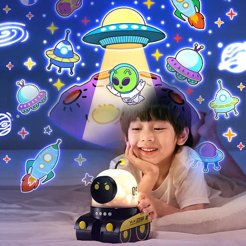 Riding Robot - Moving Light Projector for Astro Dreams for Kids