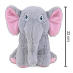 Mirada Elephant Soft Plush Toy | Grey Stuffed Animal for Kids, Boys & Girls | Cute Soft Toys for Kids, Stuffed Animals, Animal Soft Toys, Cuddle Toy, Baby Gift, Birthday Gift, Room Decor Plush | 22cm