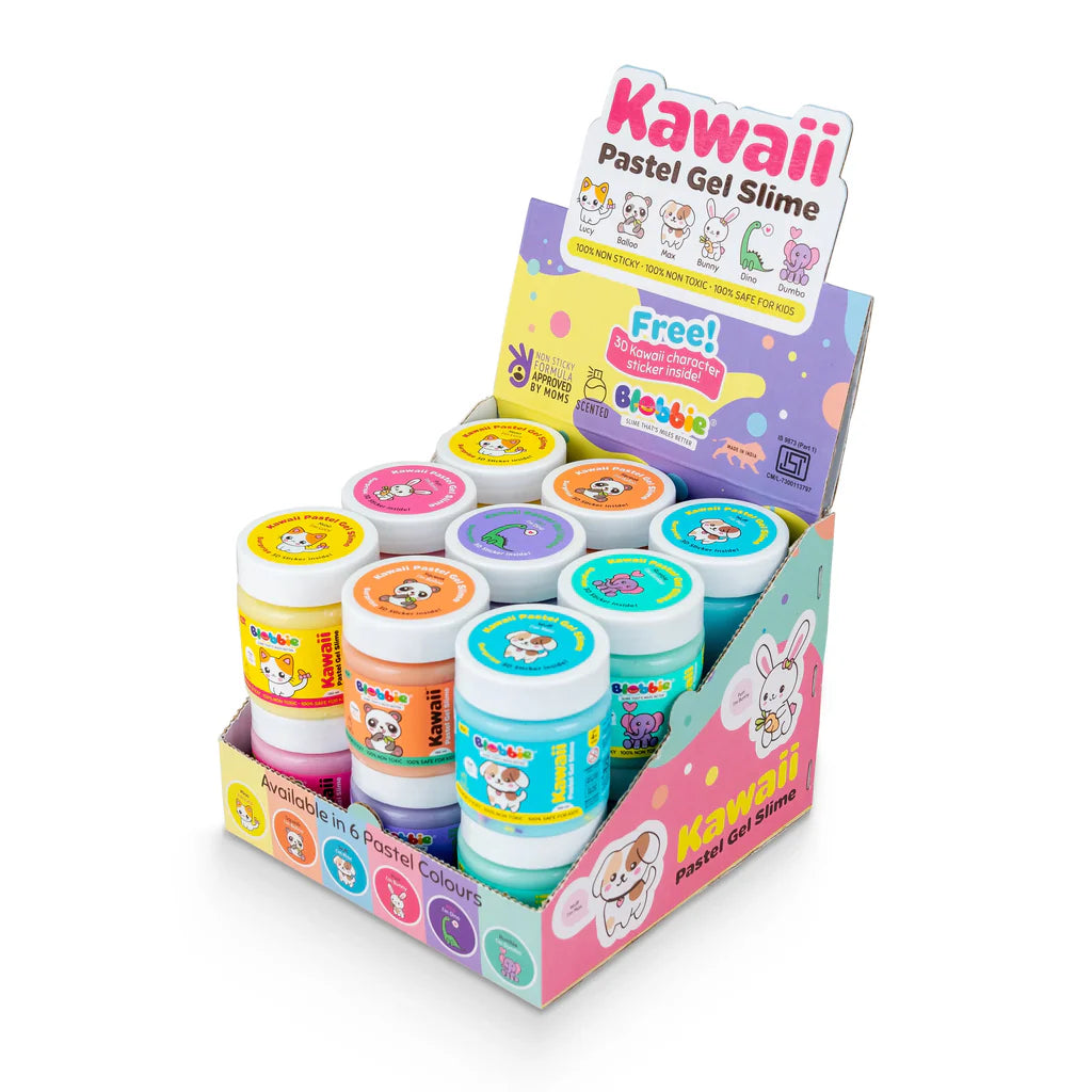 Kawaii Pastel Gel Slime (1 Jar)