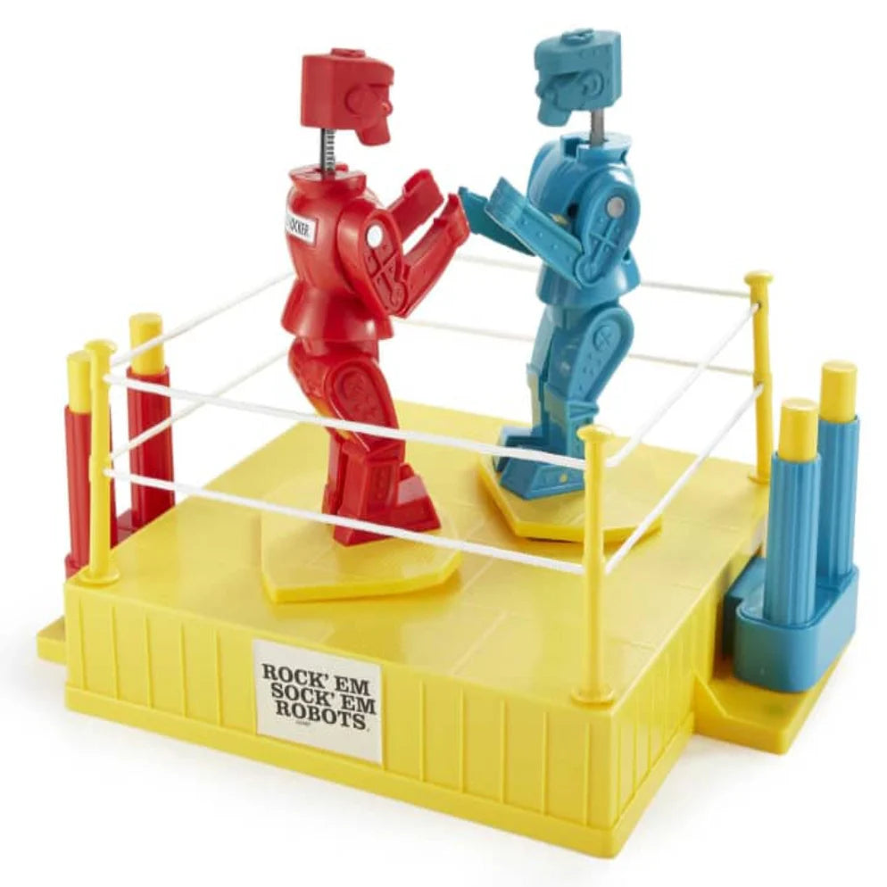 Mattel Rock 'Em Sock 'Em Robots Kids Game, Battling Robots Game For 2 Players