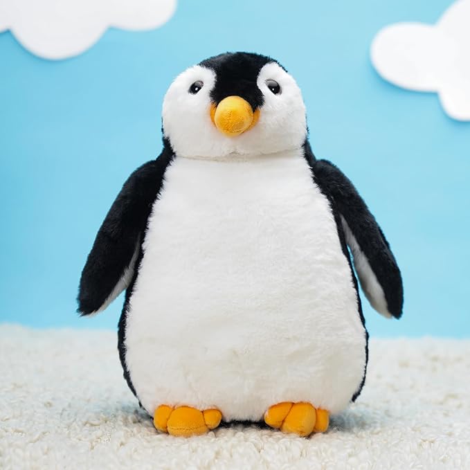 Mirada Cute Large/Big Black Penguin Soft Toy for Girls/Kids | Stuffed Plush Animal | Ideal for Birthdays &amp; Special Occasions - 30 cm