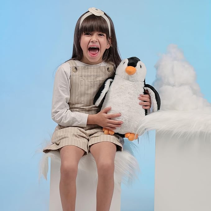 Mirada Cute Large/Big Black Penguin Soft Toy for Girls/Kids | Stuffed Plush Animal | Ideal for Birthdays &amp; Special Occasions - 30 cm