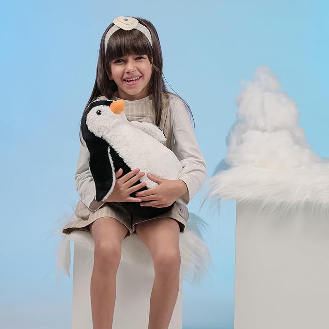 Mirada Cute Large/Big Black Penguin Soft Toy for Girls/Kids | Stuffed Plush Animal | Ideal for Birthdays &amp; Special Occasions - 30 cm
