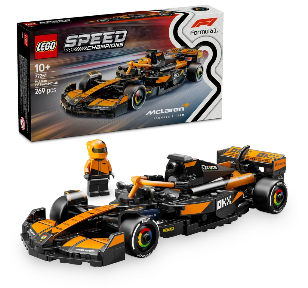 LEGO Speed Champions McLaren F1 Team MCL38 Race Car Vehicle Set 77251