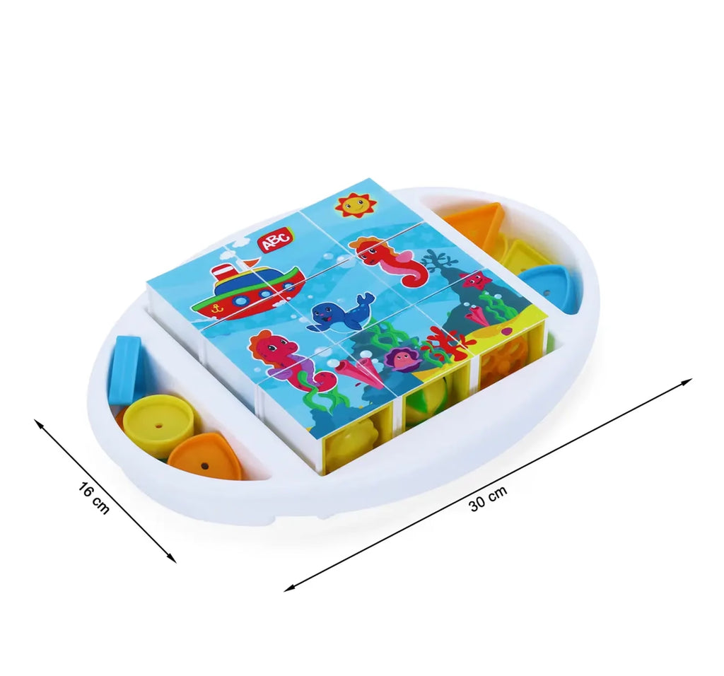 ABC Magicubes Puzzle Sea World Multicolour, 18M+
