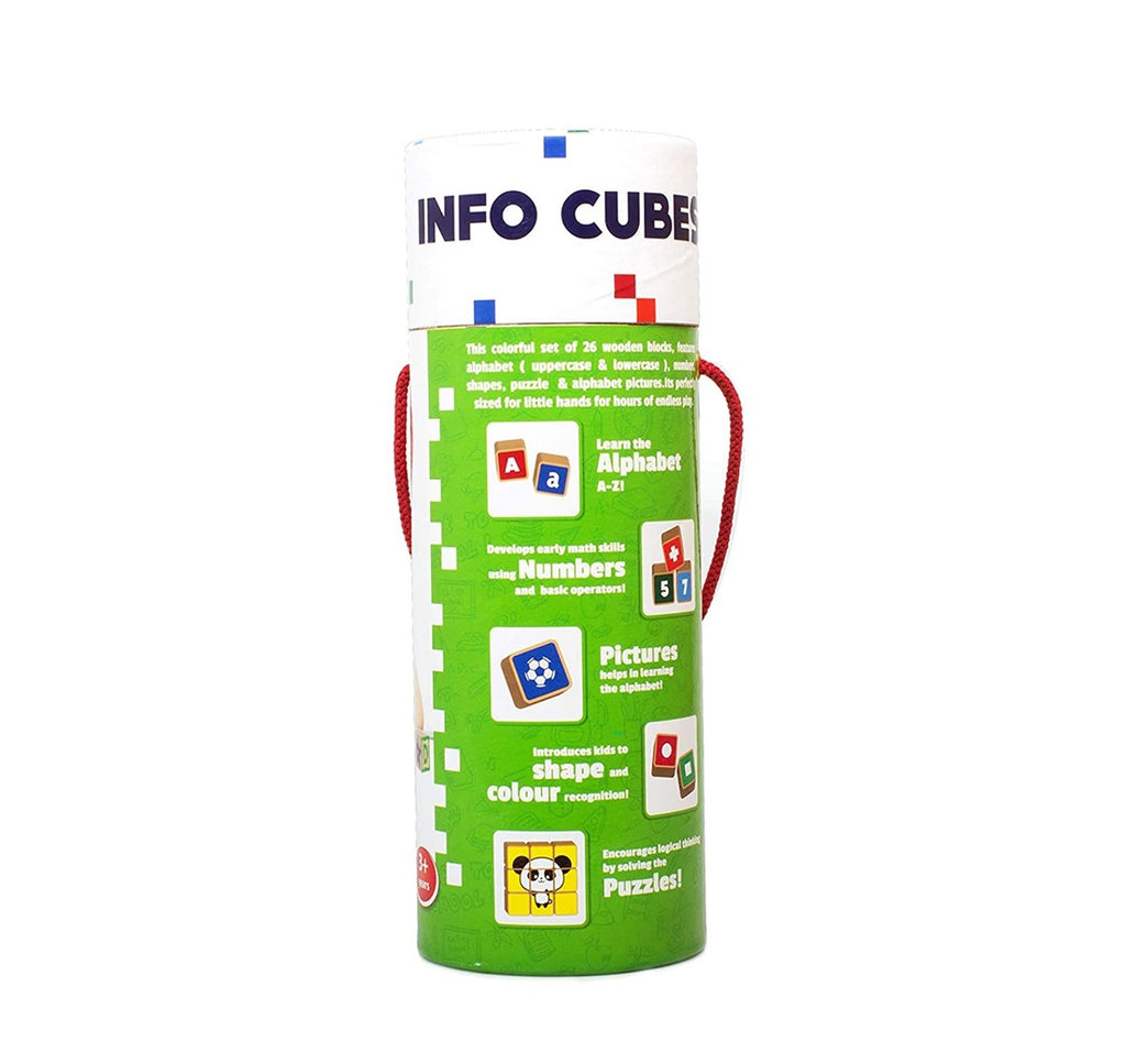Giggles Info Cubes Early Learner Toys for Kids age 3Y+