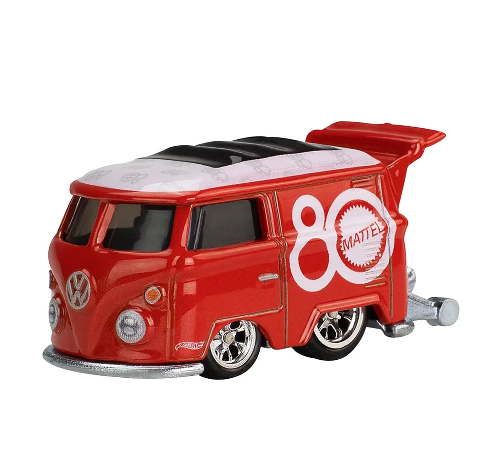 Hot Wheels Premium 80th Anniversary Volkswagen Kool Kombi 1:64 Collectible Van, 3Y+, Multicolour