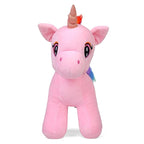Mirada Enchanting Light Pink Unicorn Soft Toy – 29cm | Plush Stuffed Animal for Girls & Kids | Floppy, Glittery & Super Soft with Sparkling Horn for Birthdays & Special Occasions