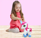 Dragon I Little Unicorn Touch and Talk Electronic Dinosaur Toys for Kids 2Y+, Multicolour - Dragon I