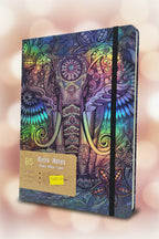 Diary Ruled B5, Hard Bound Notebook Psychedelic Holographic print (front and back