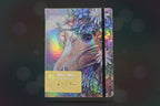 Diary Ruled B5, Hard Bound Notebook Psychedelic Holographic print (front and back