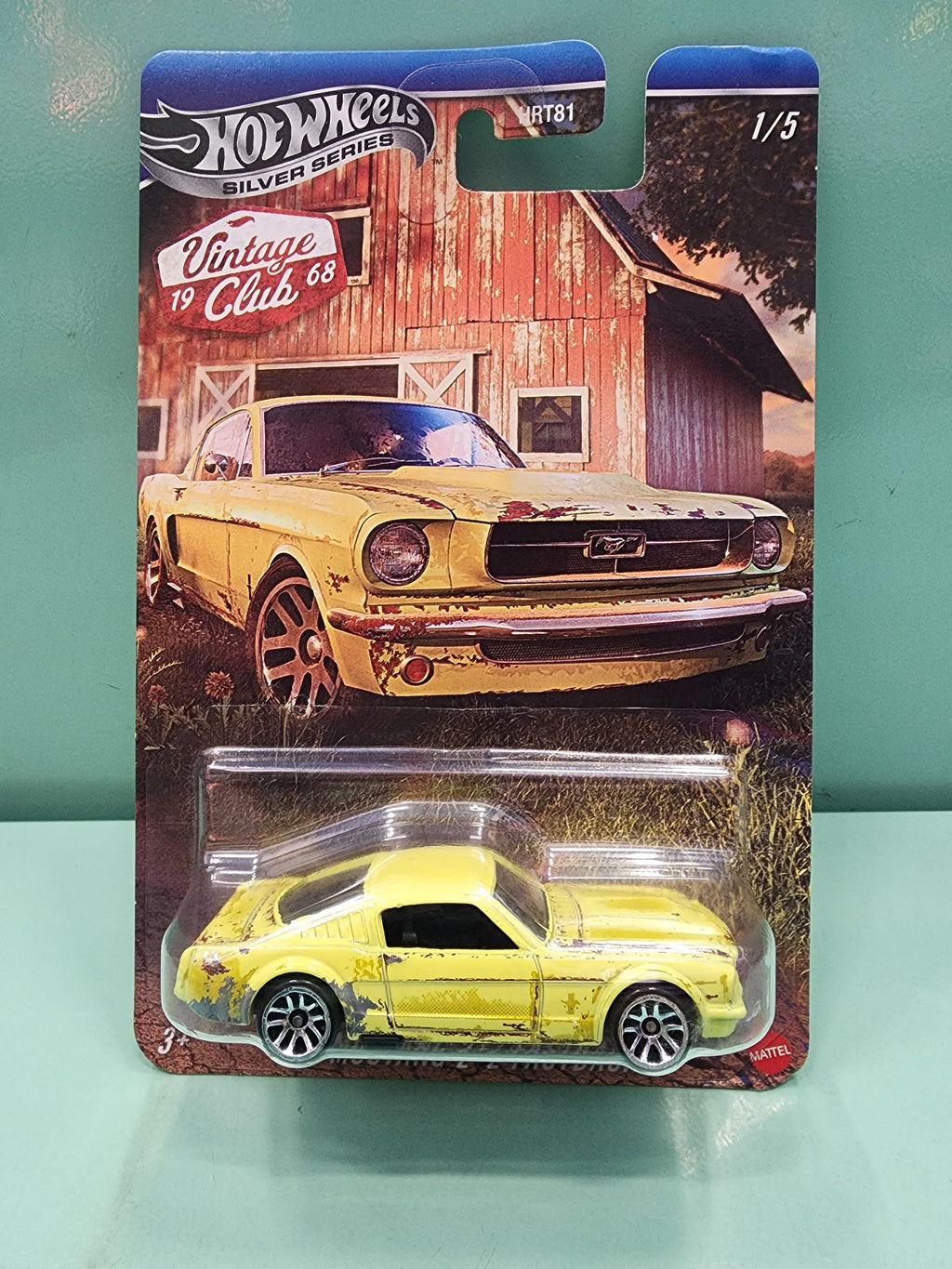 Hot Wheels Premium Vintage Car - 65 Mustang 2+2 Fastback