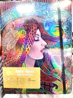 Diary Ruled B5, Hard Bound Notebook Psychedelic Holographic print (front and back