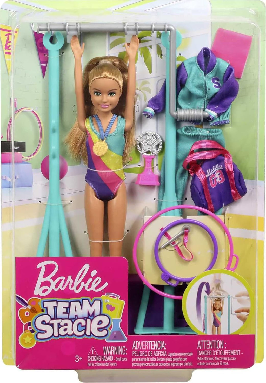 Barbie Team Stacie™ Doll and Gymnastics Playset