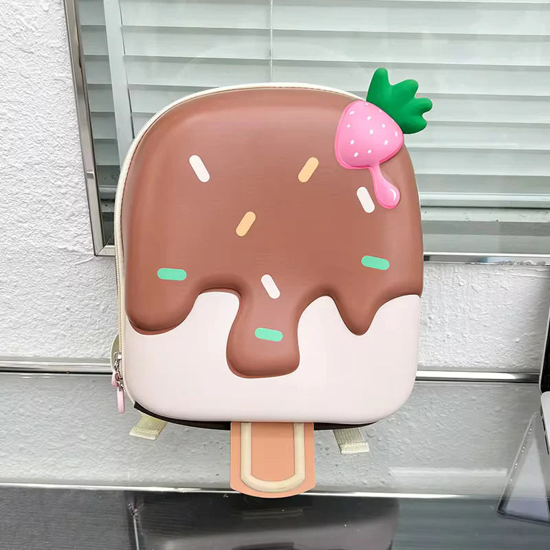 3D Ice-Cream Design Hardshell Backpack for Toddlers