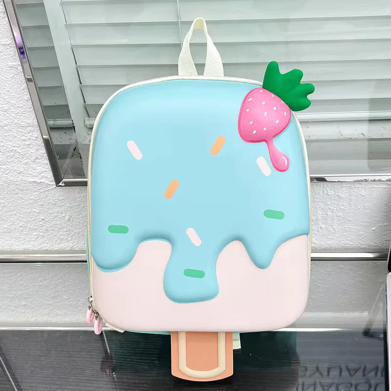 3D Ice-Cream Design Hardshell Backpack for Toddlers