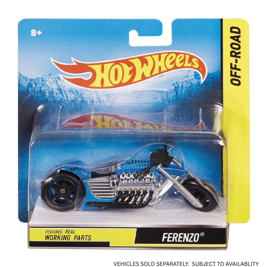 Hot Wheels 1:18 Street Power Motorcycle Vehicle, 8Y+, Assorted