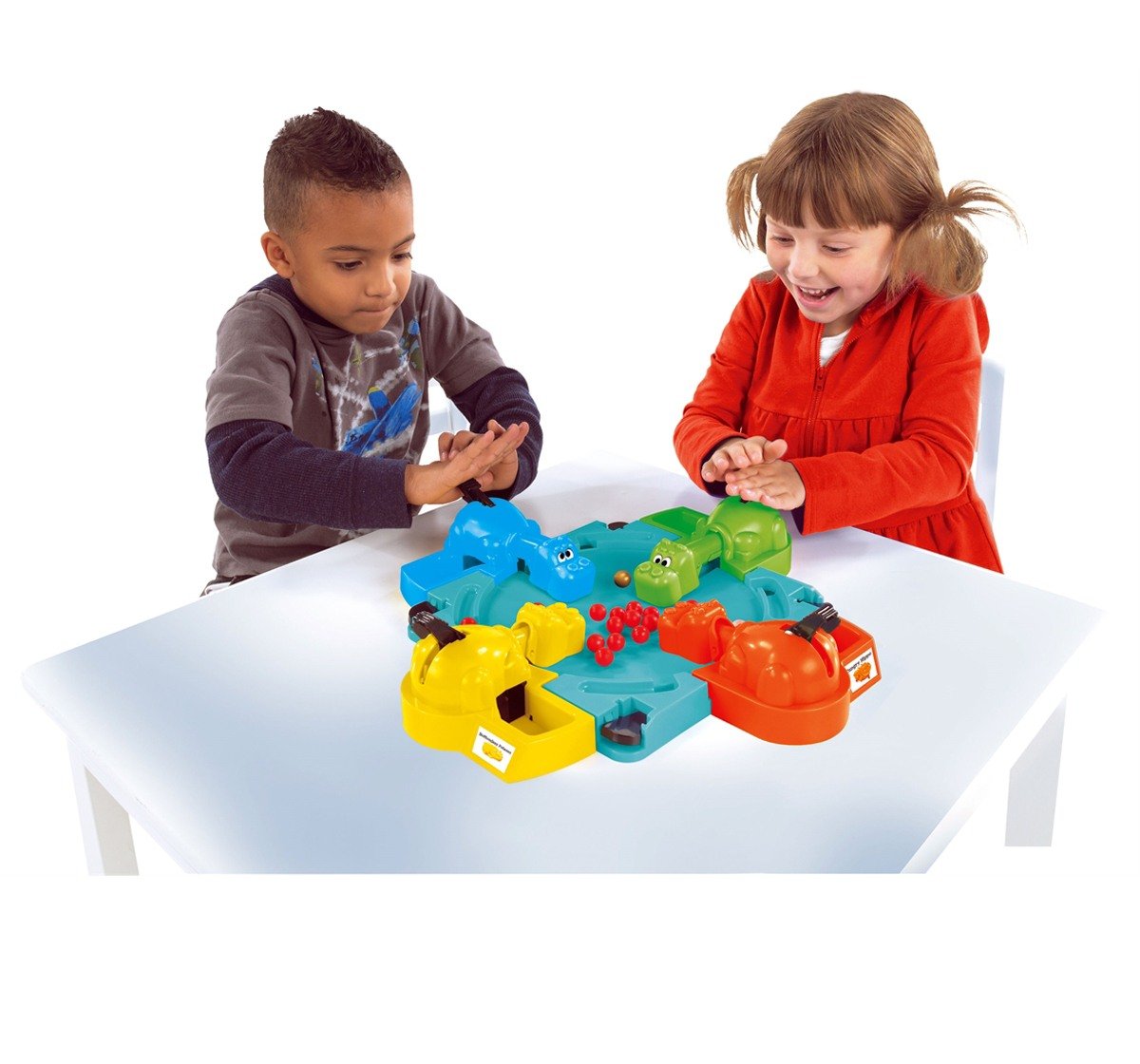 Hasbro Gaming Elefun & Friends Hungry Hungry Hippos Game Games for Kids age 4Y+ - Hasbro Gaming