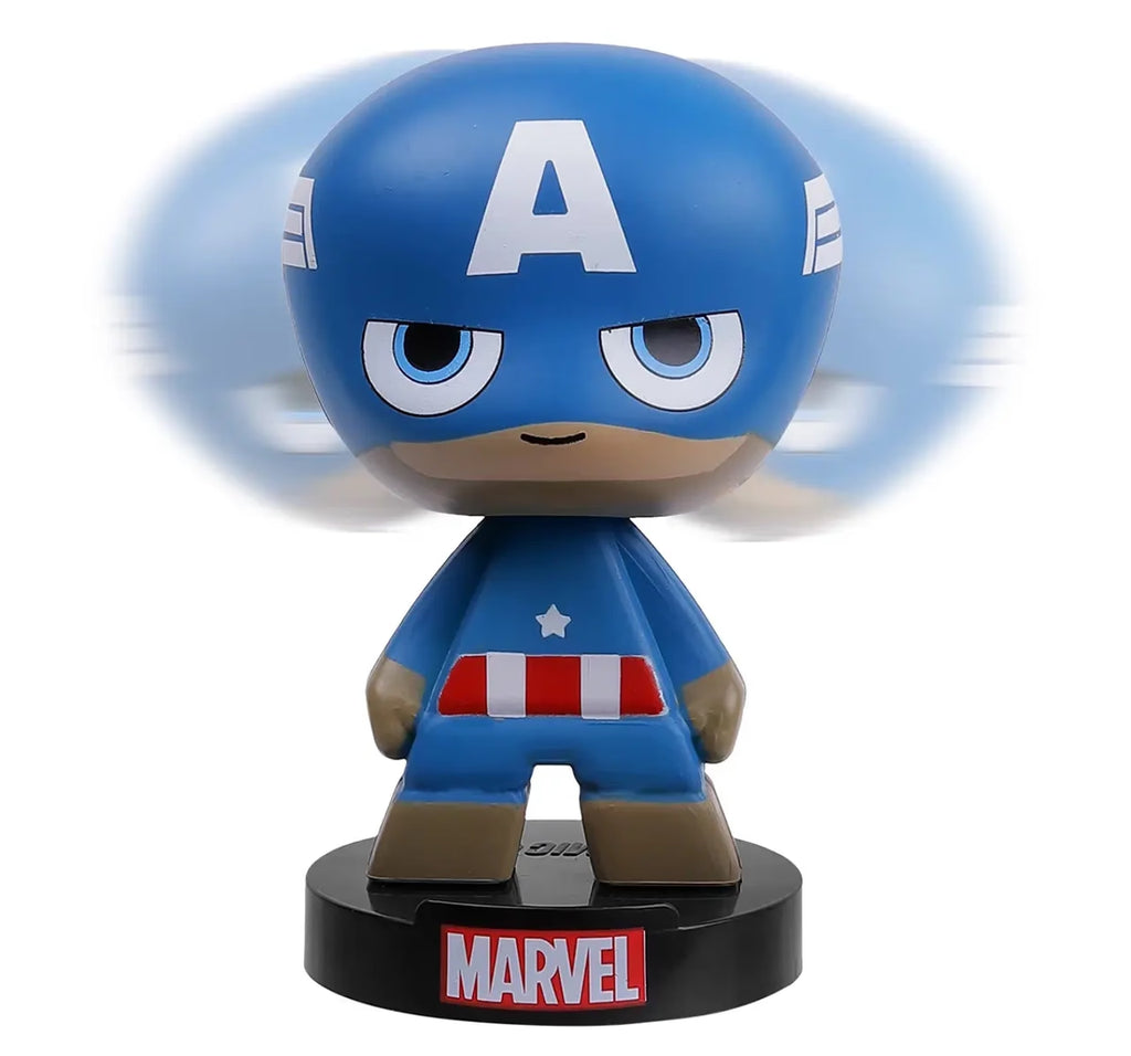 Marvel Captain America Bobble Head Collectible Action Figure, 5Y+