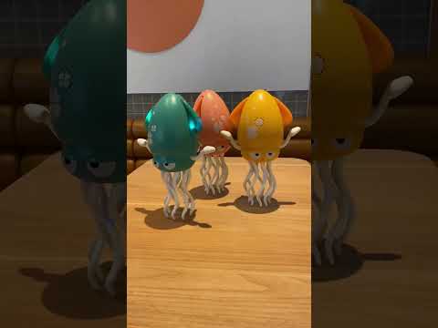 Dancing Octopus Baby Toy | Electric Crawling & Swinging Squid, Interactive Tummy Time Toy for Kids 3+ Years | Musical & Sensory Fun, Birthday Gifts for Boys & Girls (Yellow)