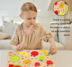 Webby Colorful Fruits Educational, Unisex, 3Y+ (Multicolour)