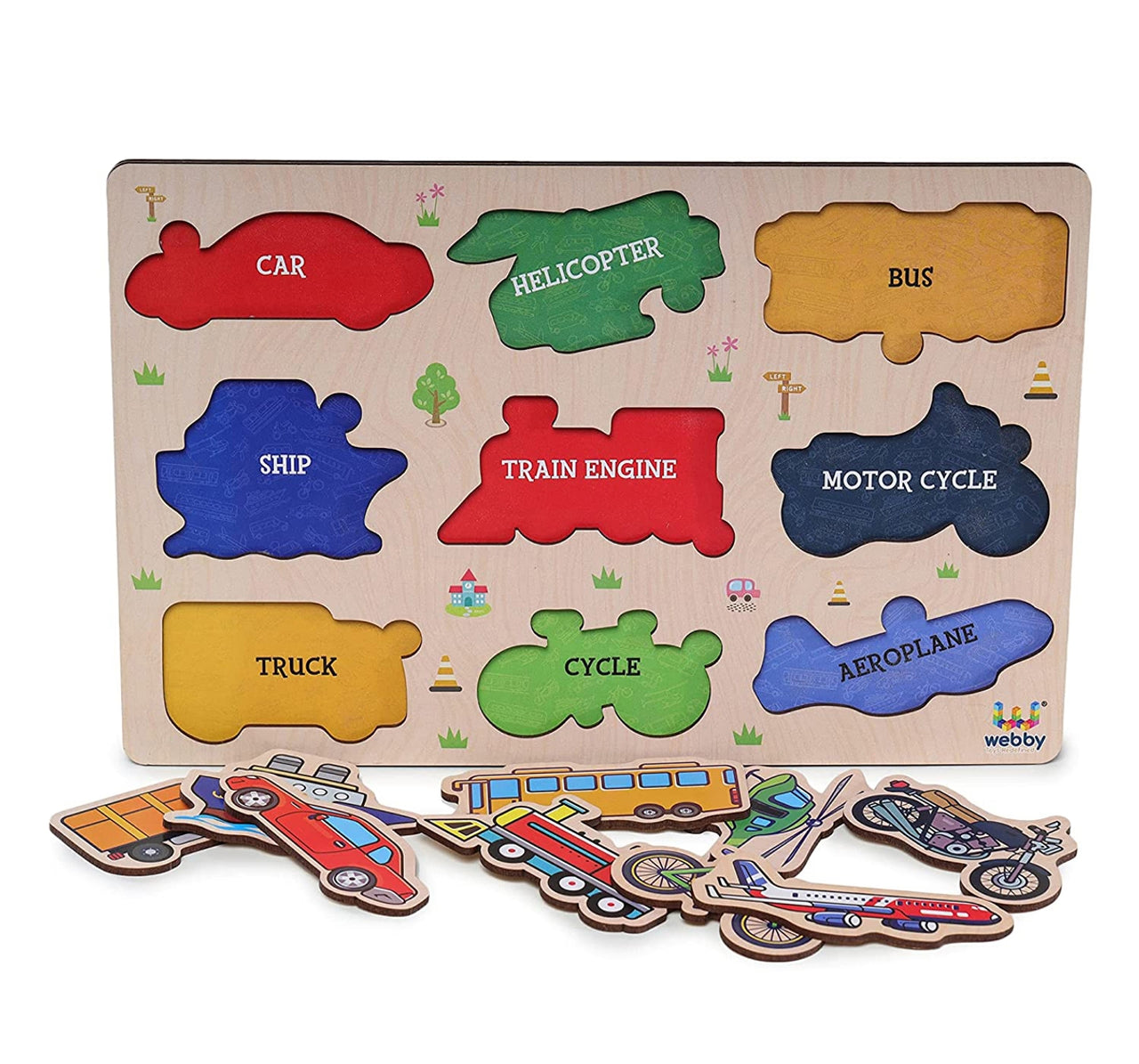 Webby Public Transport Education, Unisex, 3Y+ (Multicolour)