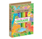 Hellofriend Books Dinosaurs Craft Kit Easy to Draw Hard Cover Multicolor 4Y+