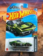 Mattel Hot Wheels '68 Corvette Gas Monkey Garage, Green, HW Dream Garage Collection 5/5, 134/250