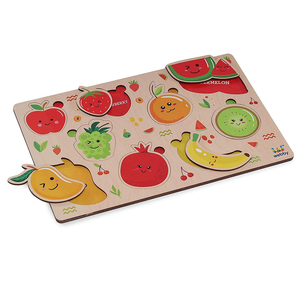 Webby Colorful Fruits Educational, Unisex, 3Y+ (Multicolour)